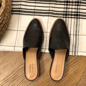 Soludos Mules Black Leather
